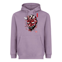 Lavender darth oni Heavyweight Hoodie - linhVisuals