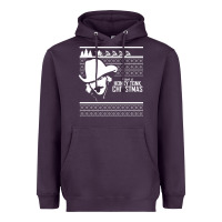 Plum alan jackson ugly christmas [tb] Heavyweight Hoodie - linhVisuals