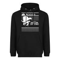 Black alan jackson ugly christmas [tb] Heavyweight Hoodie - linhVisuals