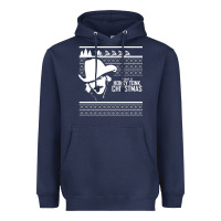 Navy alan jackson ugly christmas [tb] Heavyweight Hoodie - linhVisuals