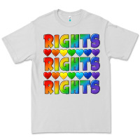 Dove Grey Rights rights rights pride Premium Tee - CowGirlArtShop