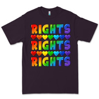 Plum Rights rights rights pride Premium Tee - CowGirlArtShop