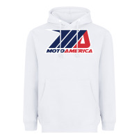 White motoamerica Heavyweight Hoodie - linhVisuals