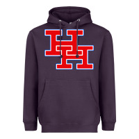 Plum herbert hoover high school (west virginia) Heavyweight Hoodie - linhVisuals