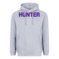Heather Grey hunter college high school Heavyweight Hoodie - linhVisuals