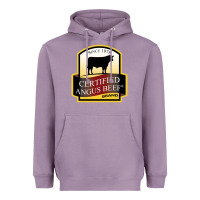 Lavender angus beef Heavyweight Hoodie - linhVisuals