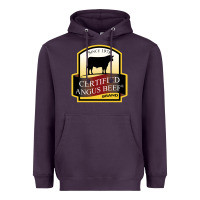 Plum angus beef Heavyweight Hoodie - linhVisuals