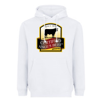 White angus beef Heavyweight Hoodie - linhVisuals