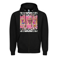 Black v.d love and lotus tumbler Zipper Hoodie - AdoDesignShop