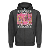 Charcoal Heather v.d love and lotus tumbler Zipper Hoodie - AdoDesignShop