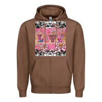 Chestnut v.d love and lotus tumbler Zipper Hoodie - AdoDesignShop