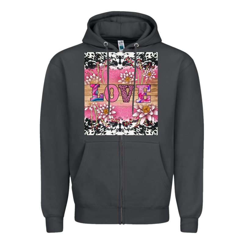V.d Love And Lotus Tumbler Zipper Hoodie by AdoDesignShop | Teevron