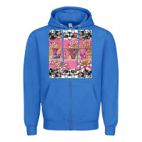 True Royal v.d love and lotus tumbler Zipper Hoodie - AdoDesignShop