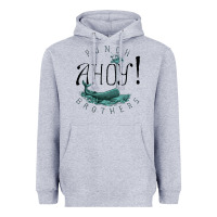 Heather Grey Punch Brothers Heavyweight Hoodie - linhVisuals