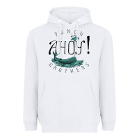 White Punch Brothers Heavyweight Hoodie - linhVisuals