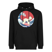 Black bedlington terrier t  shirt bedlington terrier gifts   ocean waves sur Heavyweight Hoodie - linhVisuals