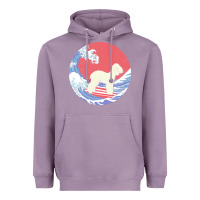 Lavender bedlington terrier t  shirt bedlington terrier gifts   ocean waves sur Heavyweight Hoodie - linhVisuals