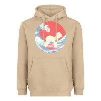 Mushroom bedlington terrier t  shirt bedlington terrier gifts   ocean waves sur Heavyweight Hoodie - linhVisuals