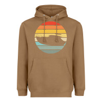 Toasted Coconut boat t  shirt boat trip silhouette on a distressed retro sunset produc Heavyweight Hoodie - linhVisuals