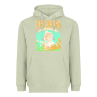 Matcha pommeranian t  shirt dog owner, just wanna pet my pommeranian & drink Heavyweight Hoodie - linhVisuals
