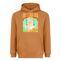 Meerkat pommeranian t  shirt dog owner, just wanna pet my pommeranian & drink Heavyweight Hoodie - linhVisuals
