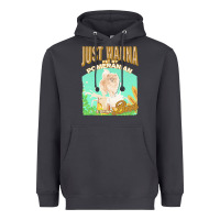 Smoke pommeranian t  shirt dog owner, just wanna pet my pommeranian & drink Heavyweight Hoodie - linhVisuals