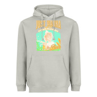 Moon Dust pommeranian t  shirt dog owner, just wanna pet my pommeranian & drink Heavyweight Hoodie - linhVisuals