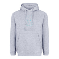 Heather Grey s.n.o.o.p.y stars Heavyweight Hoodie - linhVisuals