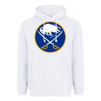 White the-buffalo-sabres-pen Heavyweight Hoodie - linhVisuals