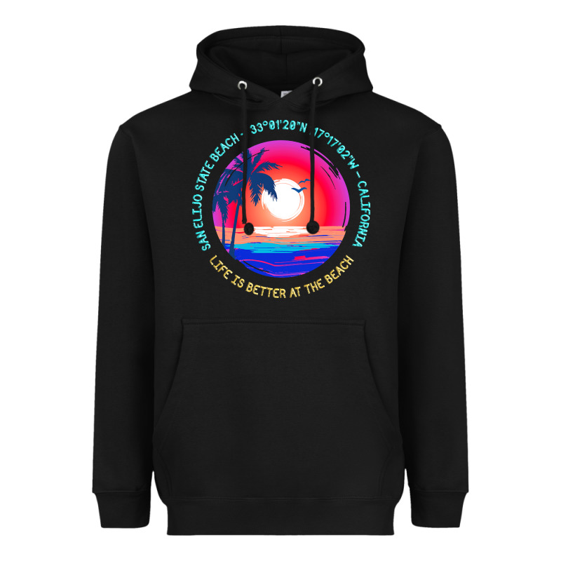 San Elijo State Beach T  Shirt San Elijo State Beach, Encinitas, Calif Heavyweight Hoodie by linhVisuals | Teevron