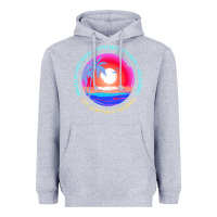 Heather Grey san elijo state beach t  shirt san elijo state beach, encinitas, calif Heavyweight Hoodie - linhVisuals