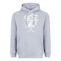 Heather Grey brain cancer t  shirt cancer can kiss my ass! brain ( gray ribbon) t Heavyweight Hoodie - linhVisuals