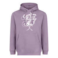 Lavender brain cancer t  shirt cancer can kiss my ass! brain ( gray ribbon) t Heavyweight Hoodie - linhVisuals
