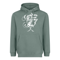 Sage brain cancer t  shirt cancer can kiss my ass! brain ( gray ribbon) t Heavyweight Hoodie - linhVisuals