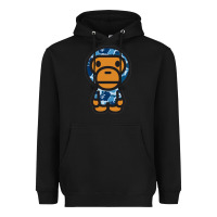 Black baby milo bape camo Heavyweight Hoodie - linhVisuals
