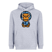 Heather Grey baby milo bape camo Heavyweight Hoodie - linhVisuals
