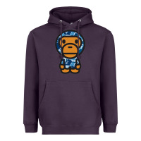 Plum baby milo bape camo Heavyweight Hoodie - linhVisuals