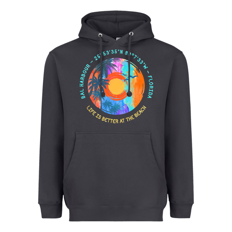 Bal Harbour T  Shirt Bal Harbour, Miami  Dade County, Florida T  Shirt Heavyweight Hoodie by linhVisuals | Teevron