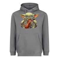 Storm baby yoda hug violin [tb] Heavyweight Hoodie - linhVisuals