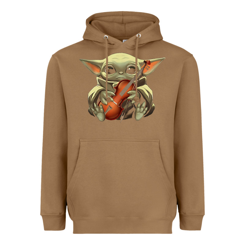 Baby Yoda Hug Violin [tb] Heavyweight Hoodie by linhVisuals | Teevron
