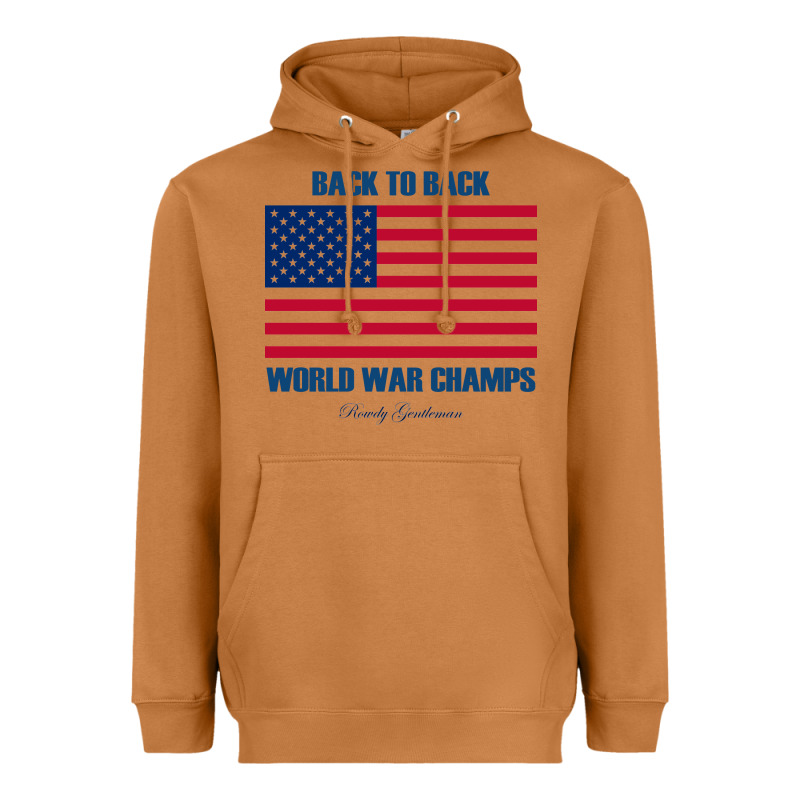 Back To Back World War Champs Back [tw] Heavyweight Hoodie by linhVisuals | Teevron