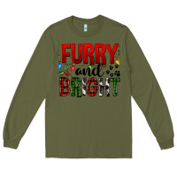 Army Green Furry And Bright Long Sleeve Tee - FaDigitalArtStudio