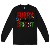 Black Furry And Bright Long Sleeve Tee - FaDigitalArtStudio