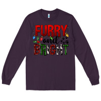 Plum Furry And Bright Long Sleeve Tee - FaDigitalArtStudio