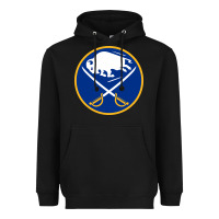 Black the-sabres-buffalo-sports Heavyweight Hoodie - linhVisuals