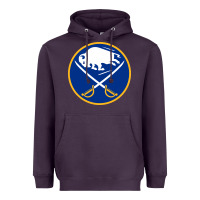 Plum the-sabres-buffalo-sports Heavyweight Hoodie - linhVisuals
