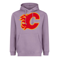 Lavender the-flames-calgary-sports Heavyweight Hoodie - linhVisuals