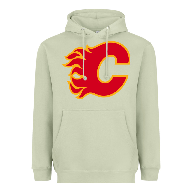 The-flames-calgary-sports Heavyweight Hoodie by linhVisuals | Teevron