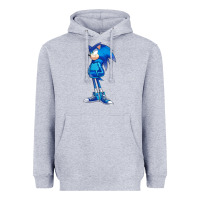 Heather Grey Söniĉ Kids Heavyweight Hoodie - linhVisuals