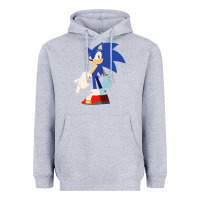 Heather Grey Söniĉ Kids Heavyweight Hoodie - linhVisuals